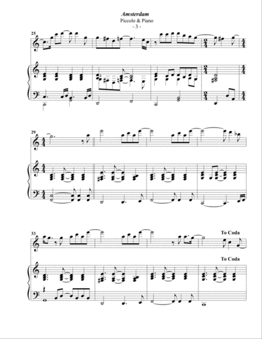 Amsterdam Flute Solo scores gallery preview page 3