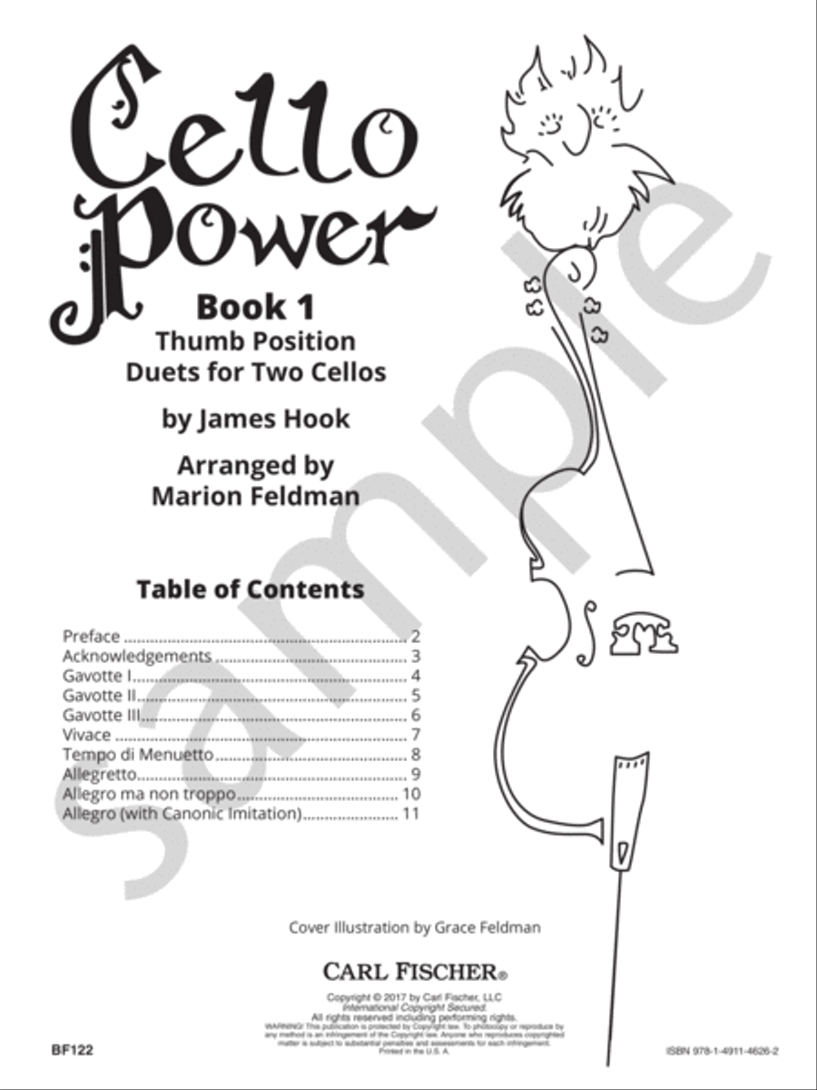 Cello Power Book 1 String Duet scores gallery preview page 3