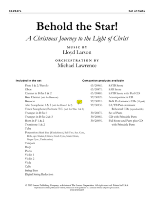 Book cover for Behold the Star! - Set of Parts