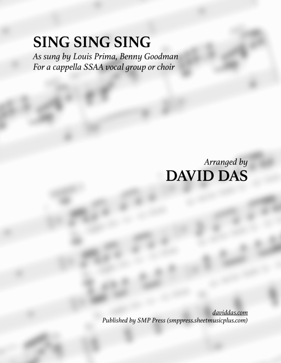 Sing, Sing, Sing Sing, Sing, Sing SSAA scores gallery preview page 1