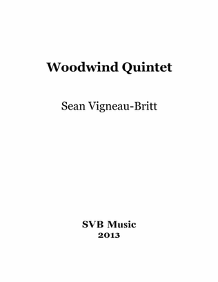 Woodwind Quintet, Score and Parts