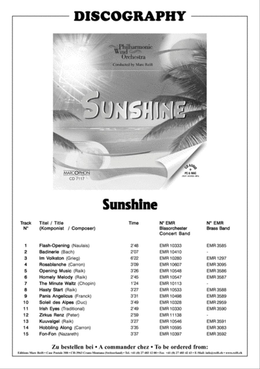 Badinerie Concert Band scores gallery preview page 3