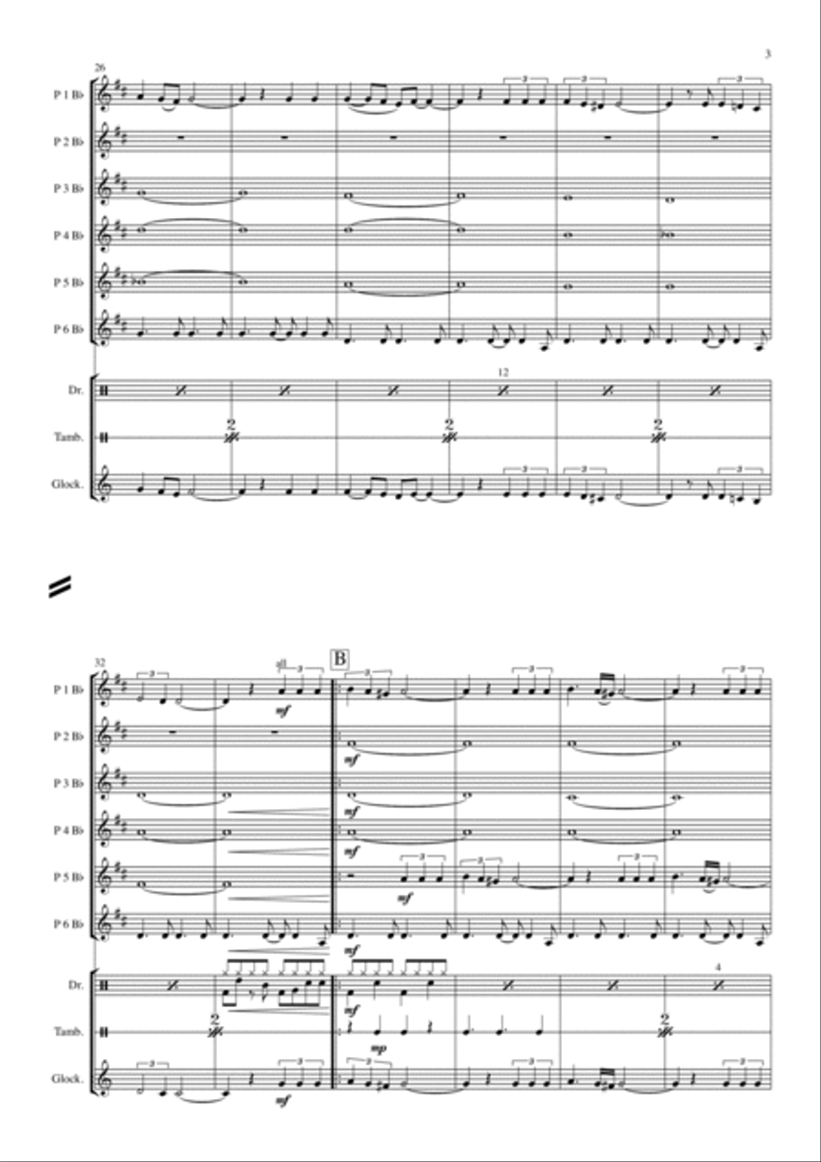 Can't Take My Eyes Off Of You Concert Band scores gallery preview page 3