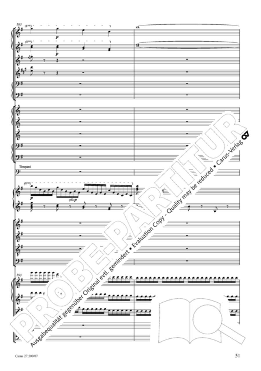 Quattro pezzi sacri Orchestra scores gallery preview page 52