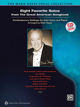Book cover for The Mark Hayes Vocal Collection -- Eight Favorite Solos from the Great American Songbook
