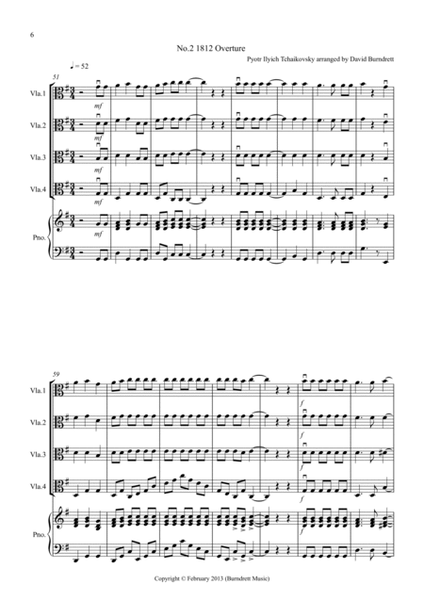 2 Classical Favourites for Viola Quartet (volume three) image number null
