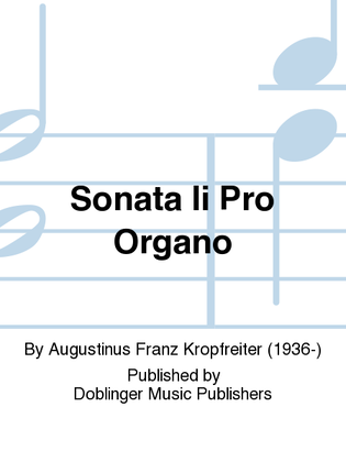 Sonata II pro organo