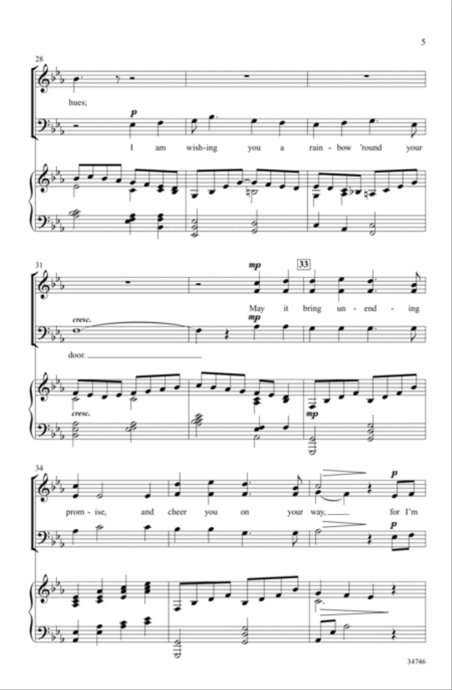 Wishing You a Sunrise 3-Part scores gallery preview page 4