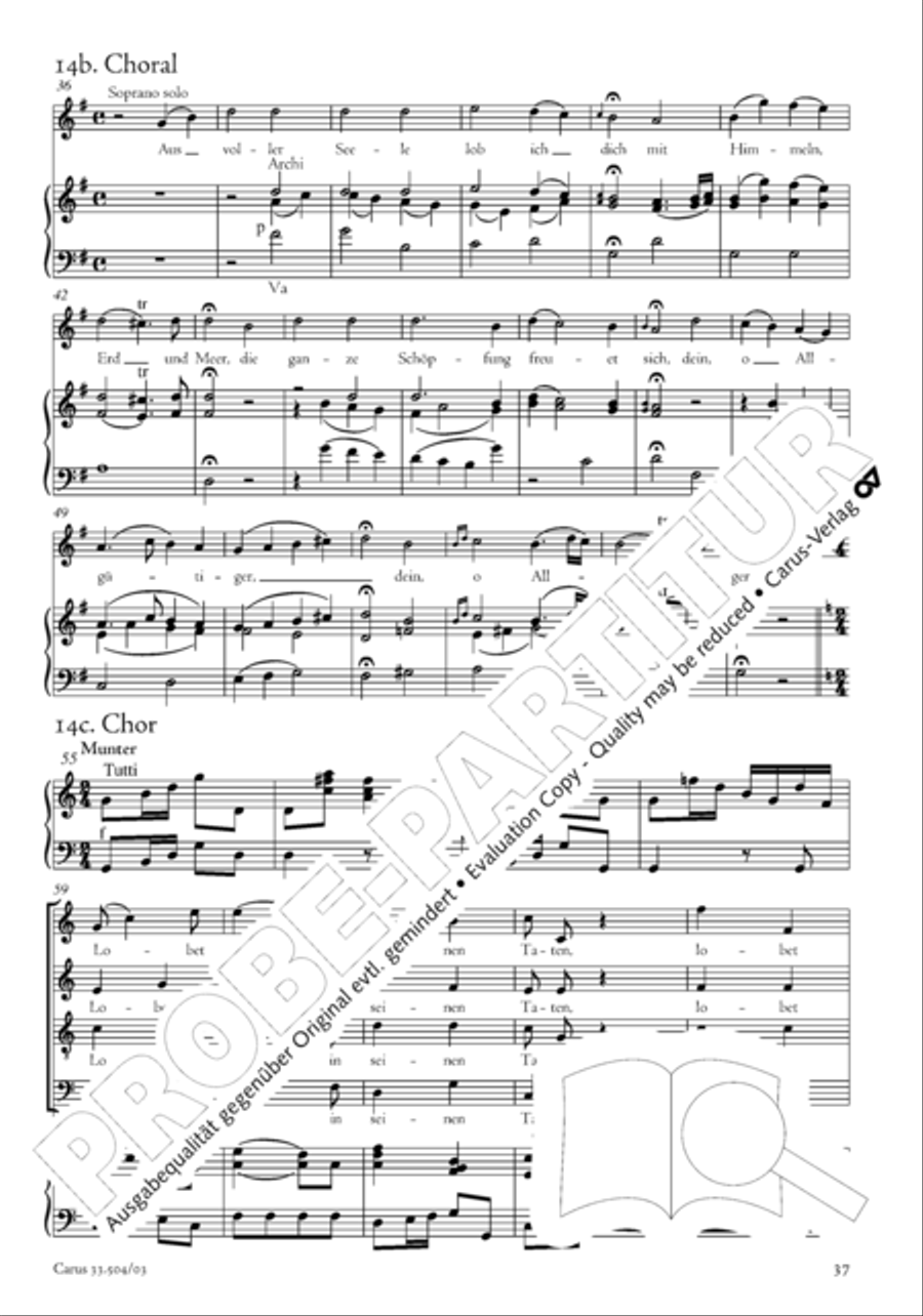 Dank-Hymne der Freundschaft 4-Part scores gallery preview page 38