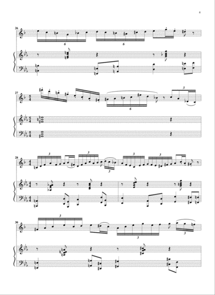 Burnin' Couches Bass Clarinet scores gallery preview page 4