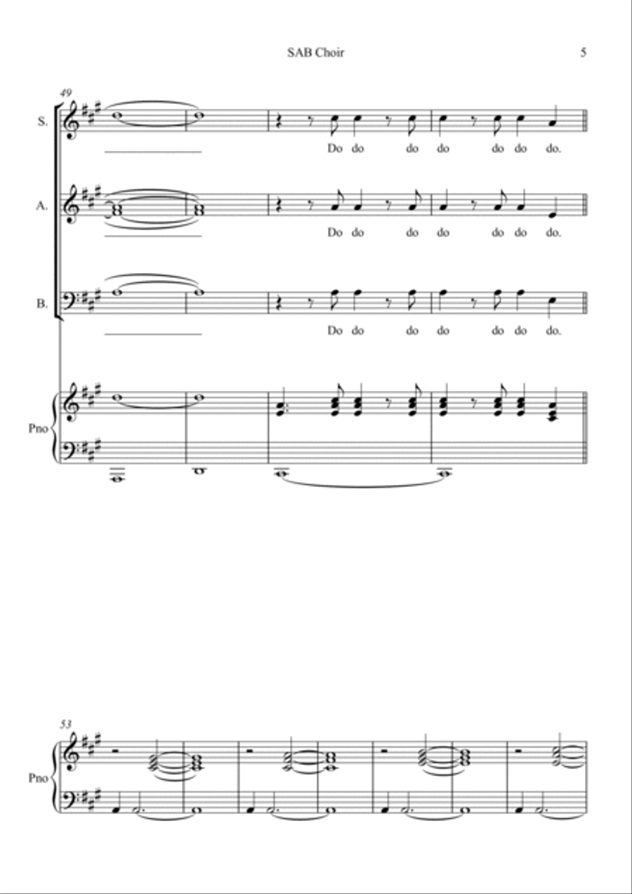 Wonderful Christmastime Wonderful Christmastime 3-Part scores gallery preview page 5