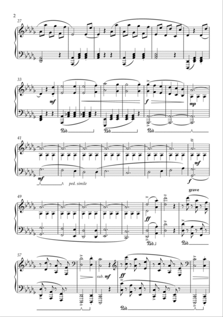 Obsessions of a Composer Obsessions of a Composer Piano Solo scores gallery preview page 2