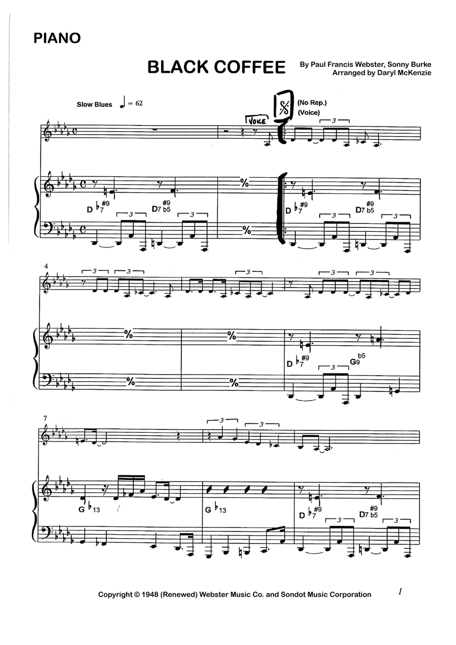 Black Coffee Jazz Ensemble scores gallery preview page 2