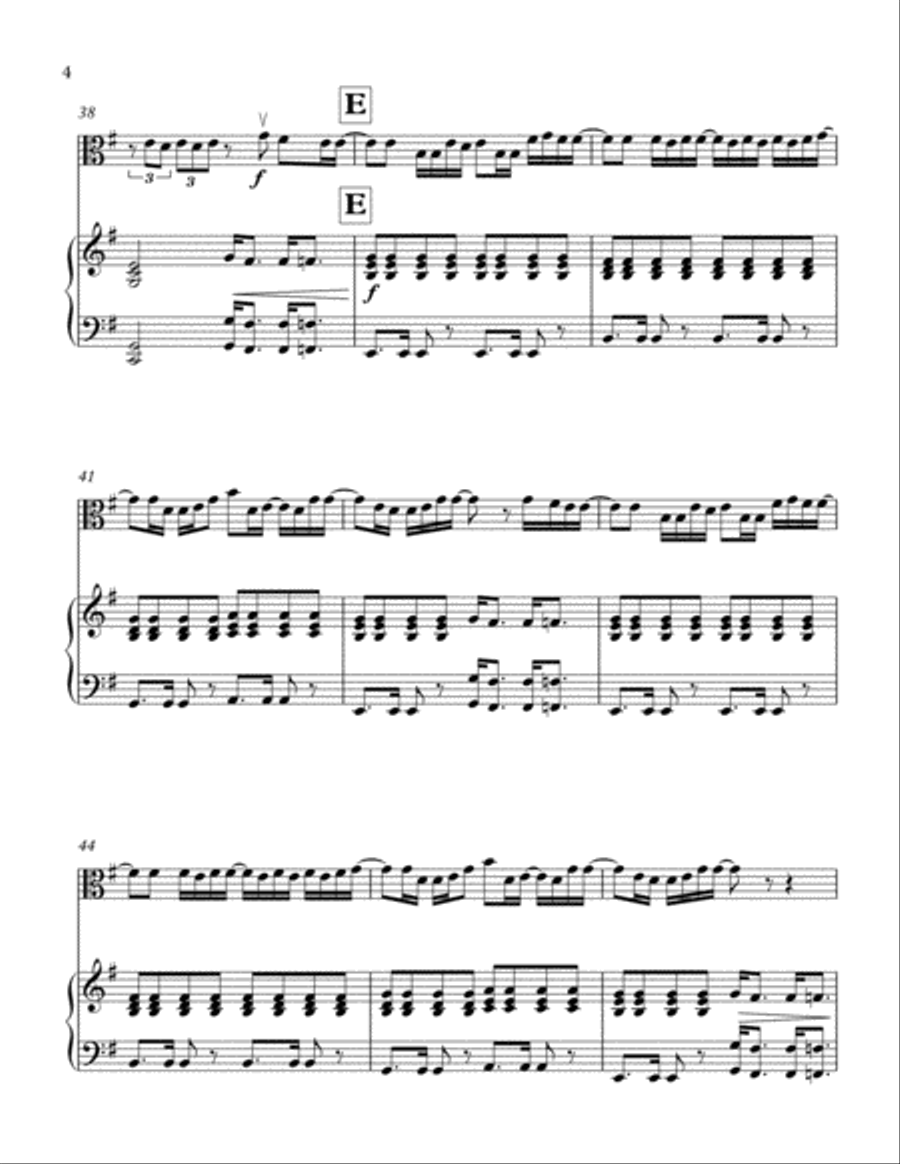 Take Me To Church Viola scores gallery preview page 5