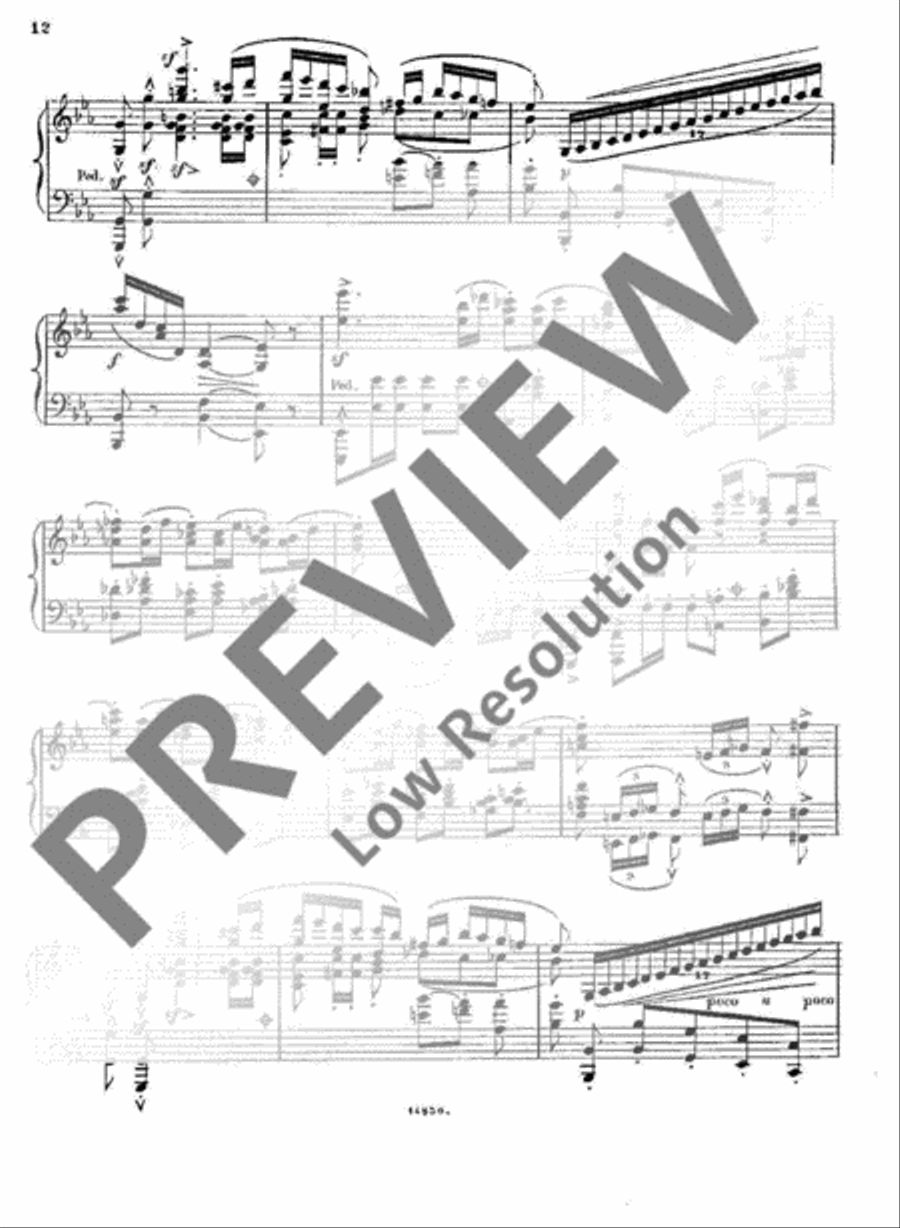 Polonaise Piano Solo scores gallery preview page 13