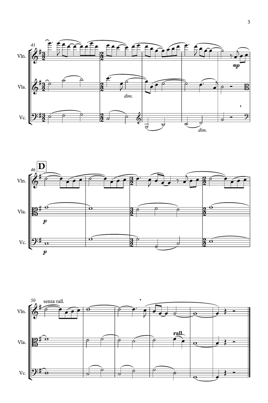 Barbara Allan String Trio scores gallery preview page 3
