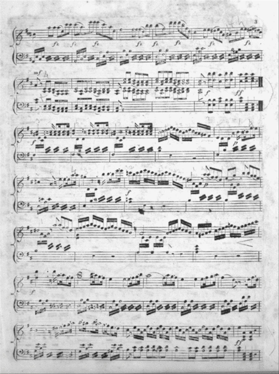 Vigurie's Favorite Sonata for the Piano Forte Piano Solo scores gallery preview page 3