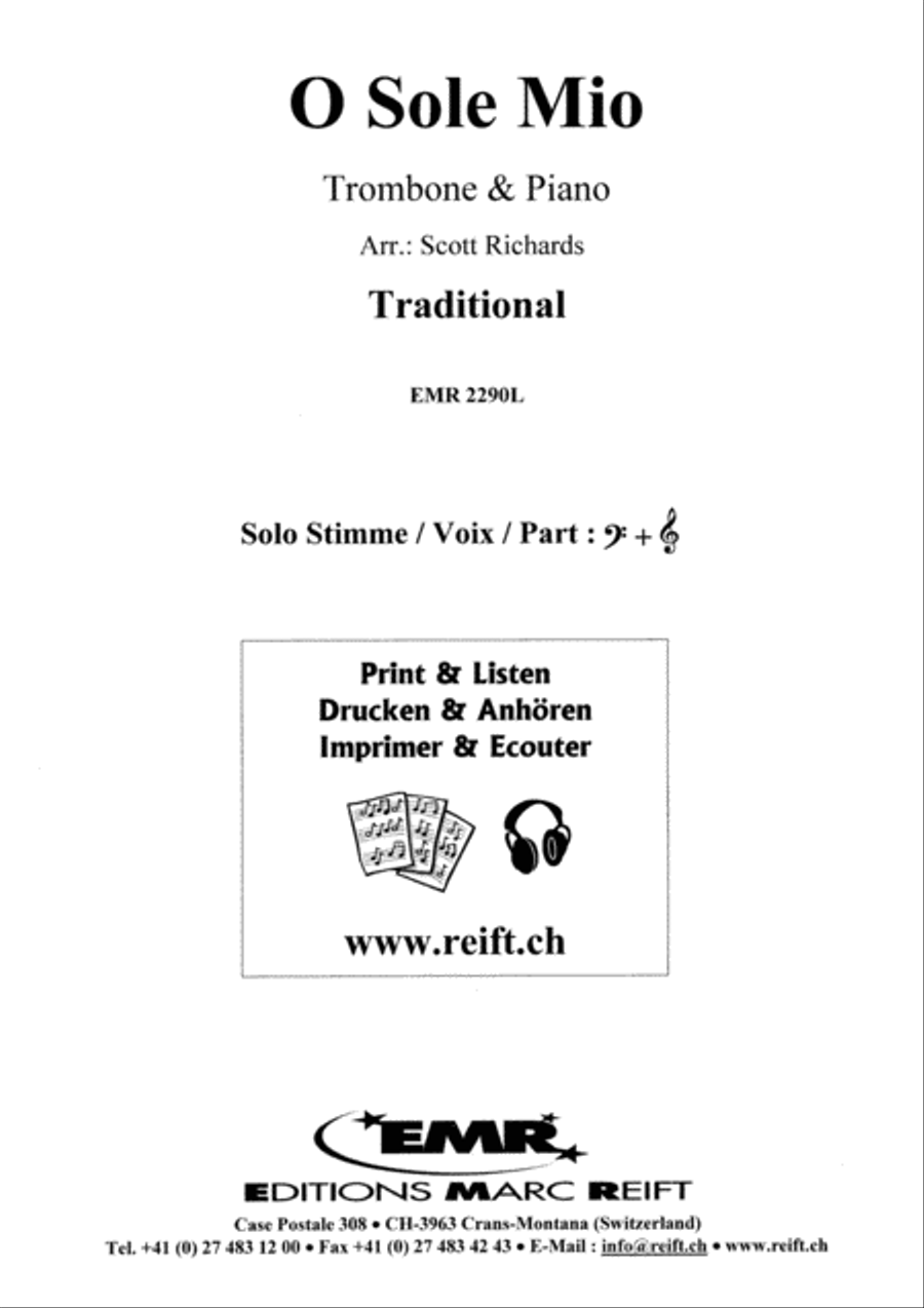 O Sole Mio Piano Accompaniment scores gallery preview page 2