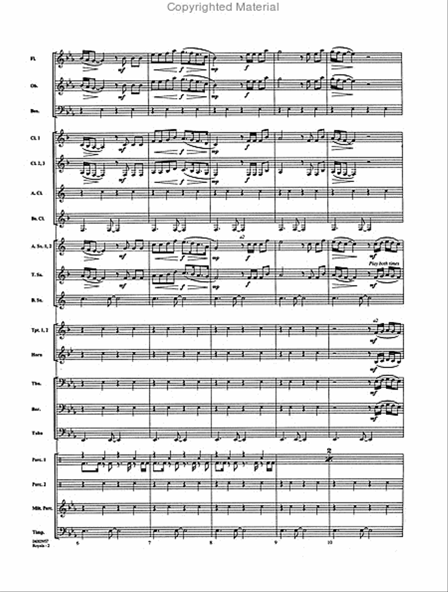 Royals Concert Band scores gallery preview page 2