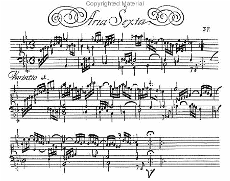 Hexacordum apollinis (Six arias followed by variations, for the organ or the harpsichord) Harpsichord scores gallery preview page 4