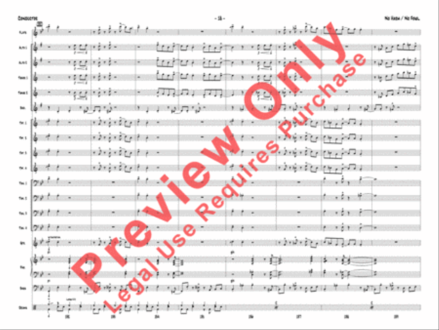 No Harm / No Fowl Jazz Ensemble scores gallery preview page 21