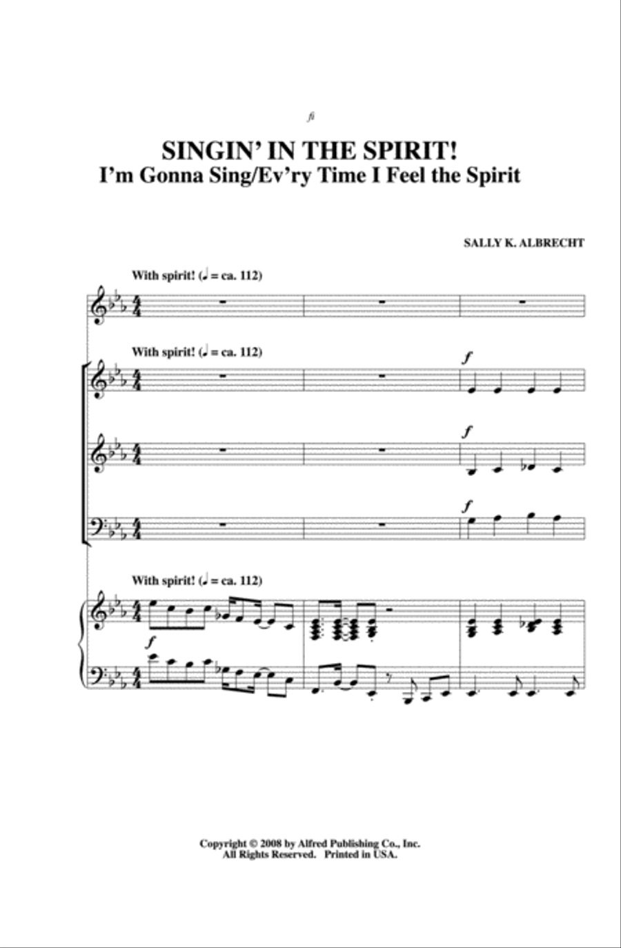 Singin' in the Spirit 3-Part scores gallery preview page 2