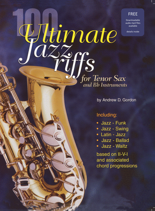 Book cover for 100 Ultimate Jazz Riffs for Bb instruments