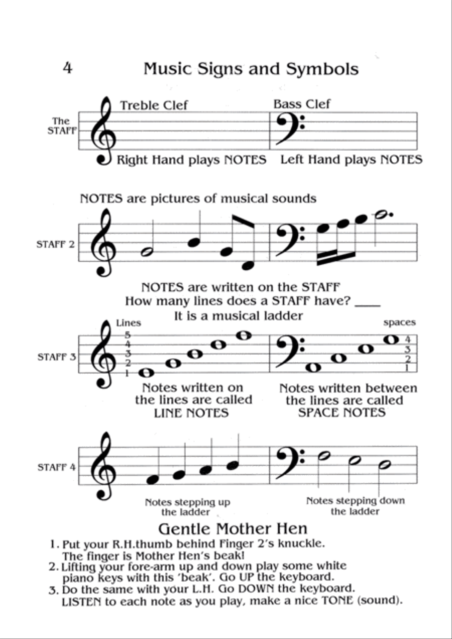 Me & Middle C Book 1 Piano Method scores gallery preview page 4