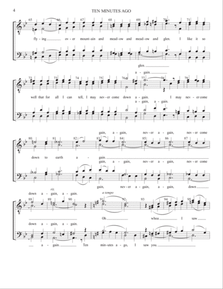 Ten Minutes Ago Small Ensemble scores gallery preview page 4