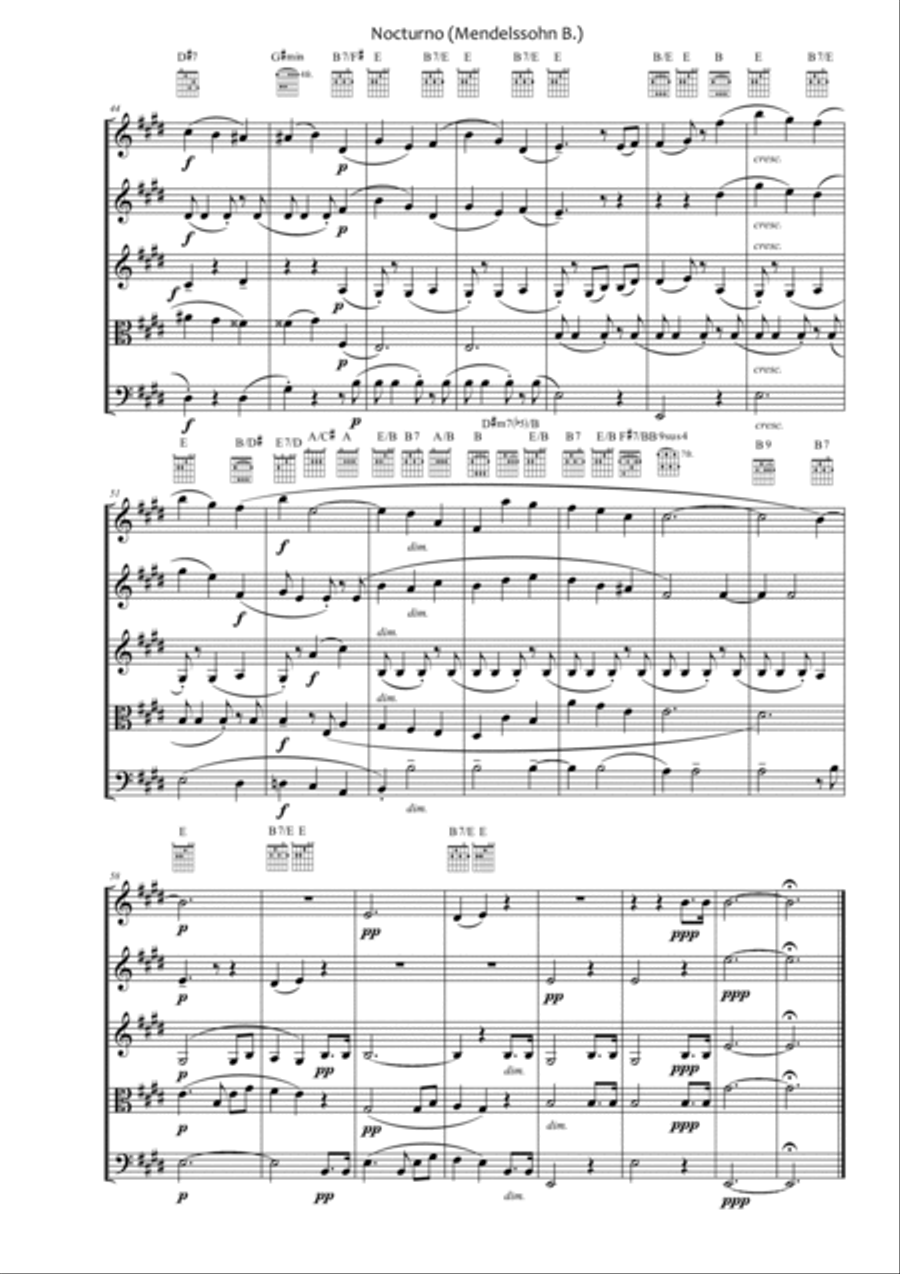Nocturne Nocturne School and Community scores gallery preview page 3