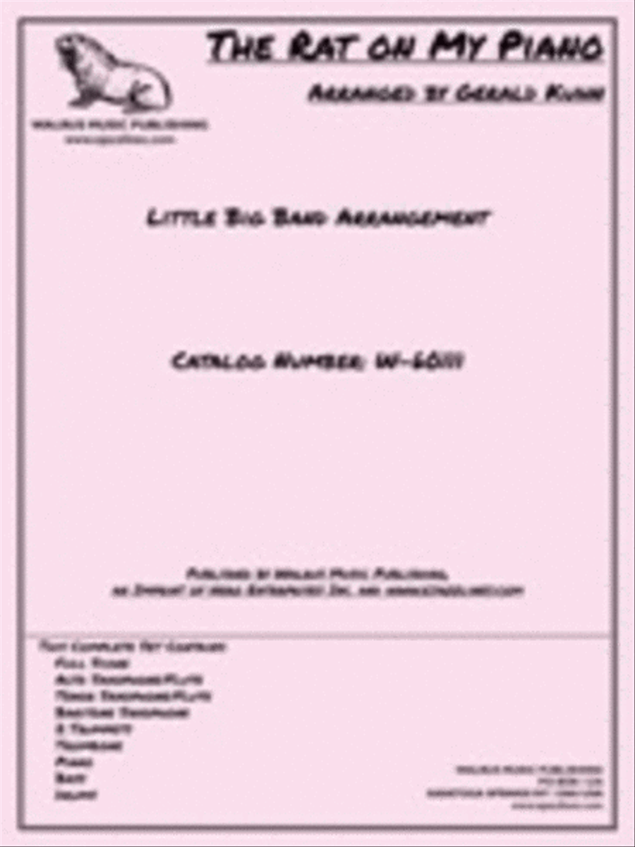 The Rat On My Piano Big Band scores gallery preview page 1