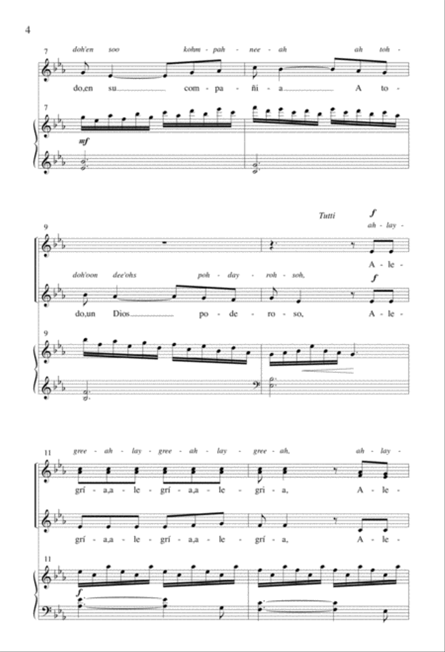 Alegria (Puerto Rican) SSA scores gallery preview page 2