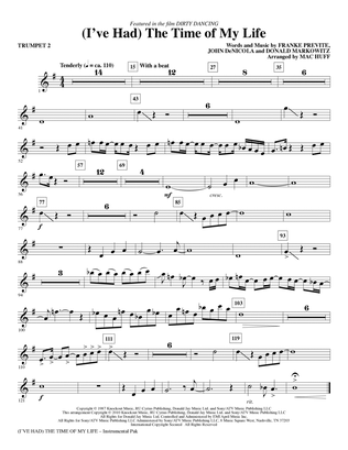(I've Had) The Time Of My Life (arr. Mac Huff) - Trumpet 2