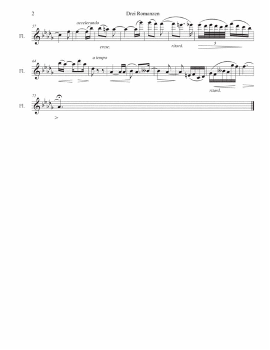 3 Romances Op.22 Chamber Music scores gallery preview page 2