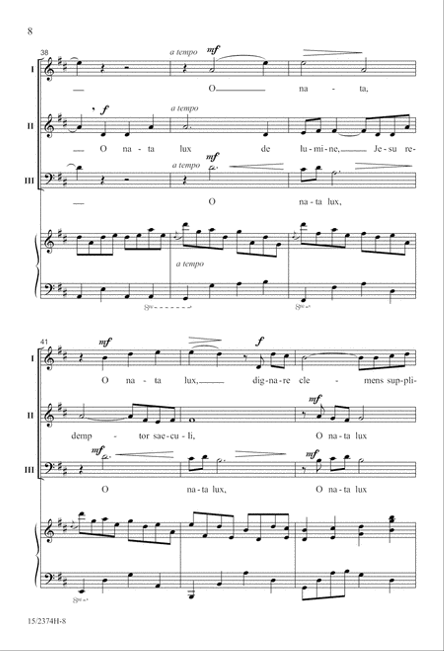 O Nata Lux O Nata Lux 3-Part scores gallery preview page 8