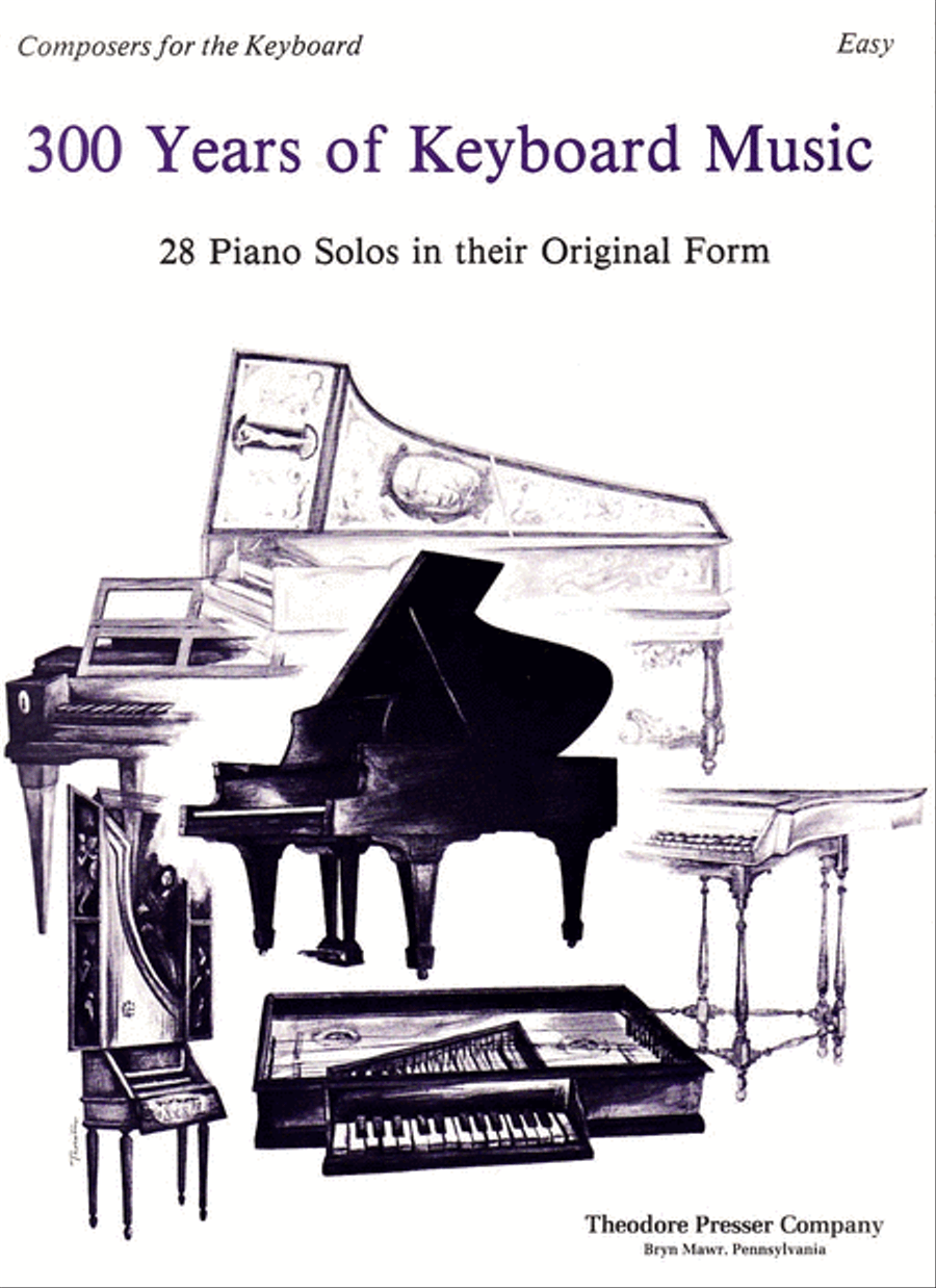 300 Years of Keyboard Music Chamber Music scores gallery preview page 1