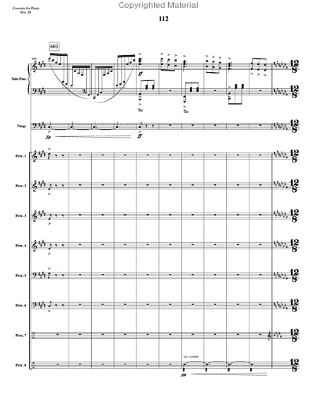 Concerto for Piano and Percussion Orchestra image number null