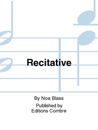 Book cover for Recitative