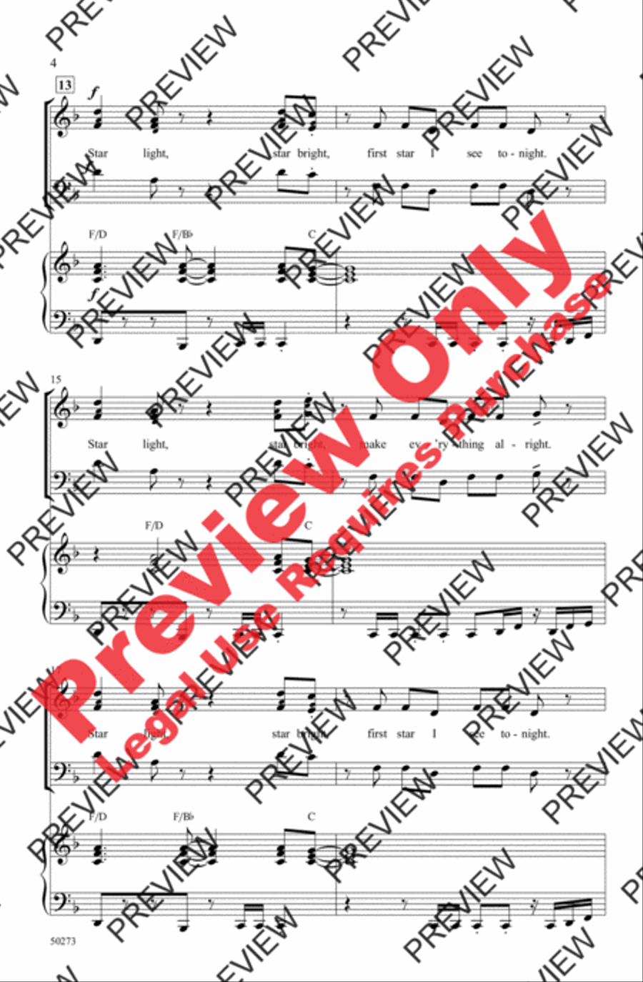 Lucky Star Lucky Star 3-Part scores gallery preview page 4