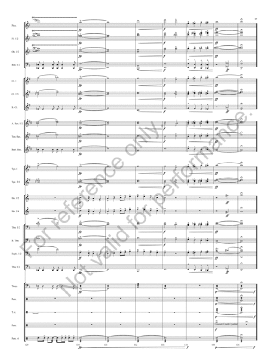 Reflections Reflections Concert Band scores gallery preview page 20