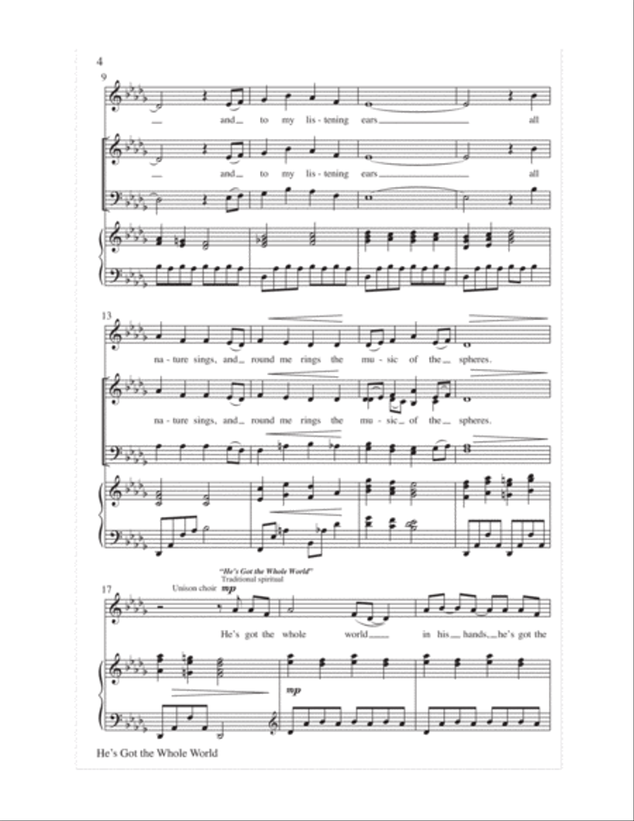 Let the Children Sing Let the Children Sing 4-Part scores gallery preview page 6