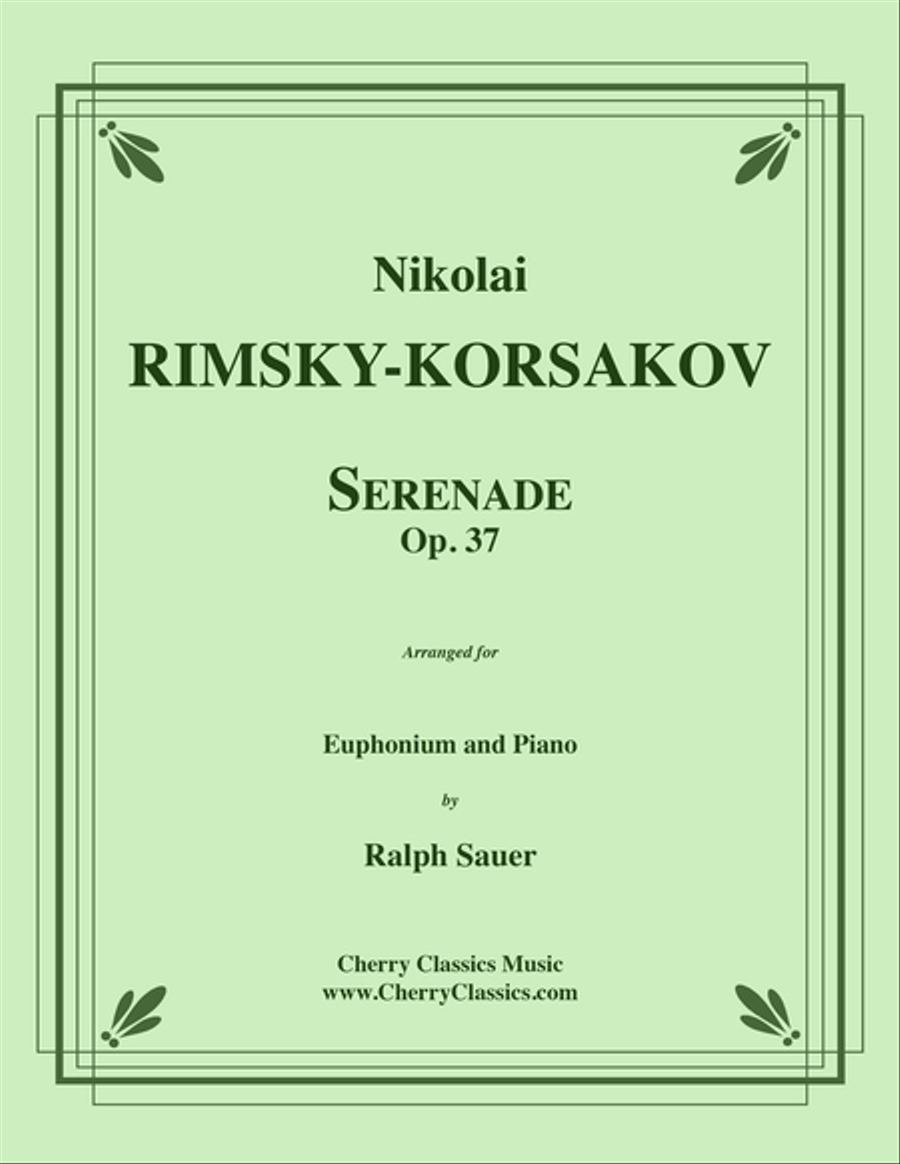 Serenade, Op. 37 for Euphonium & Piano