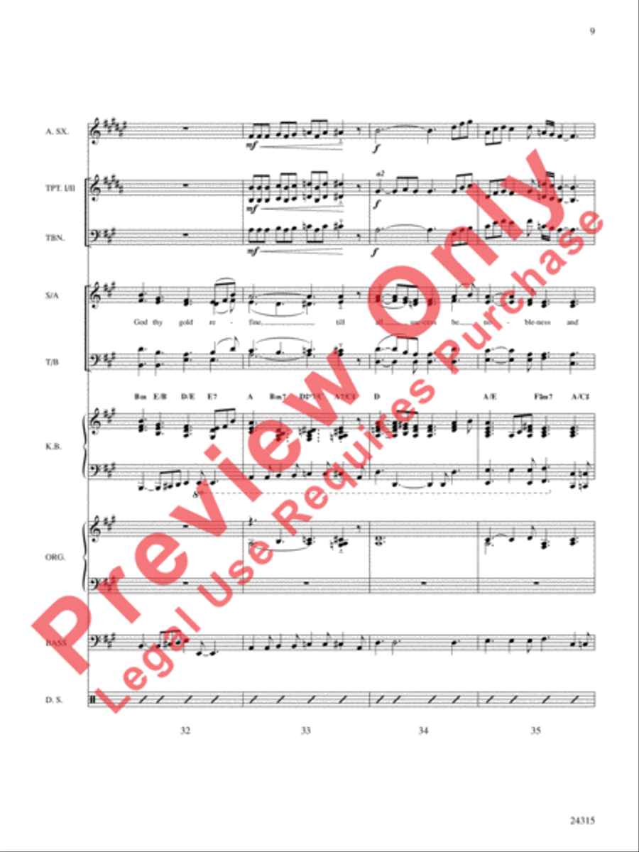 America, the Beautiful America, the Beautiful Choir scores gallery preview page 10