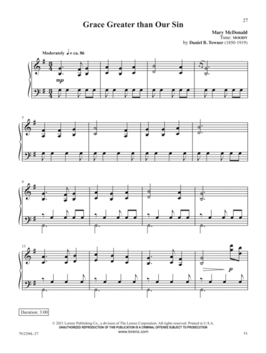 Meditations on Grace Meditations on Grace Piano Solo scores gallery preview page 7