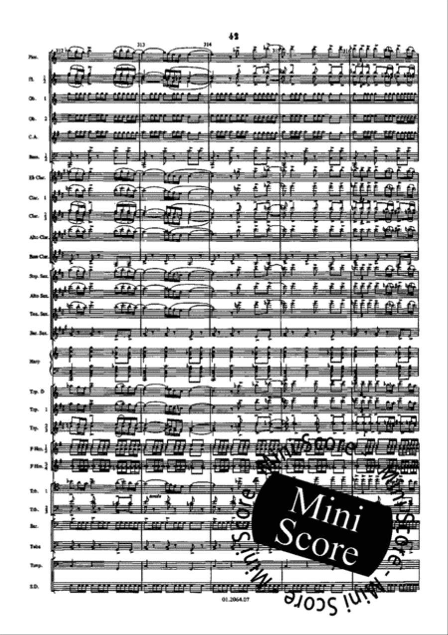 Bolero Concert Band scores gallery preview page 46