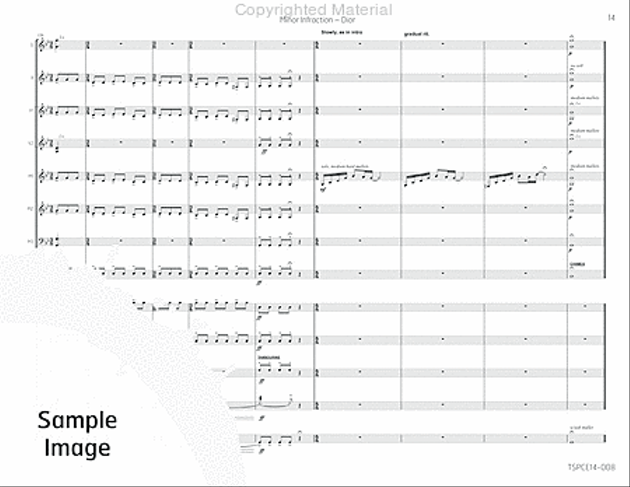 Minor Infraction Percussion Ensemble scores gallery preview page 18