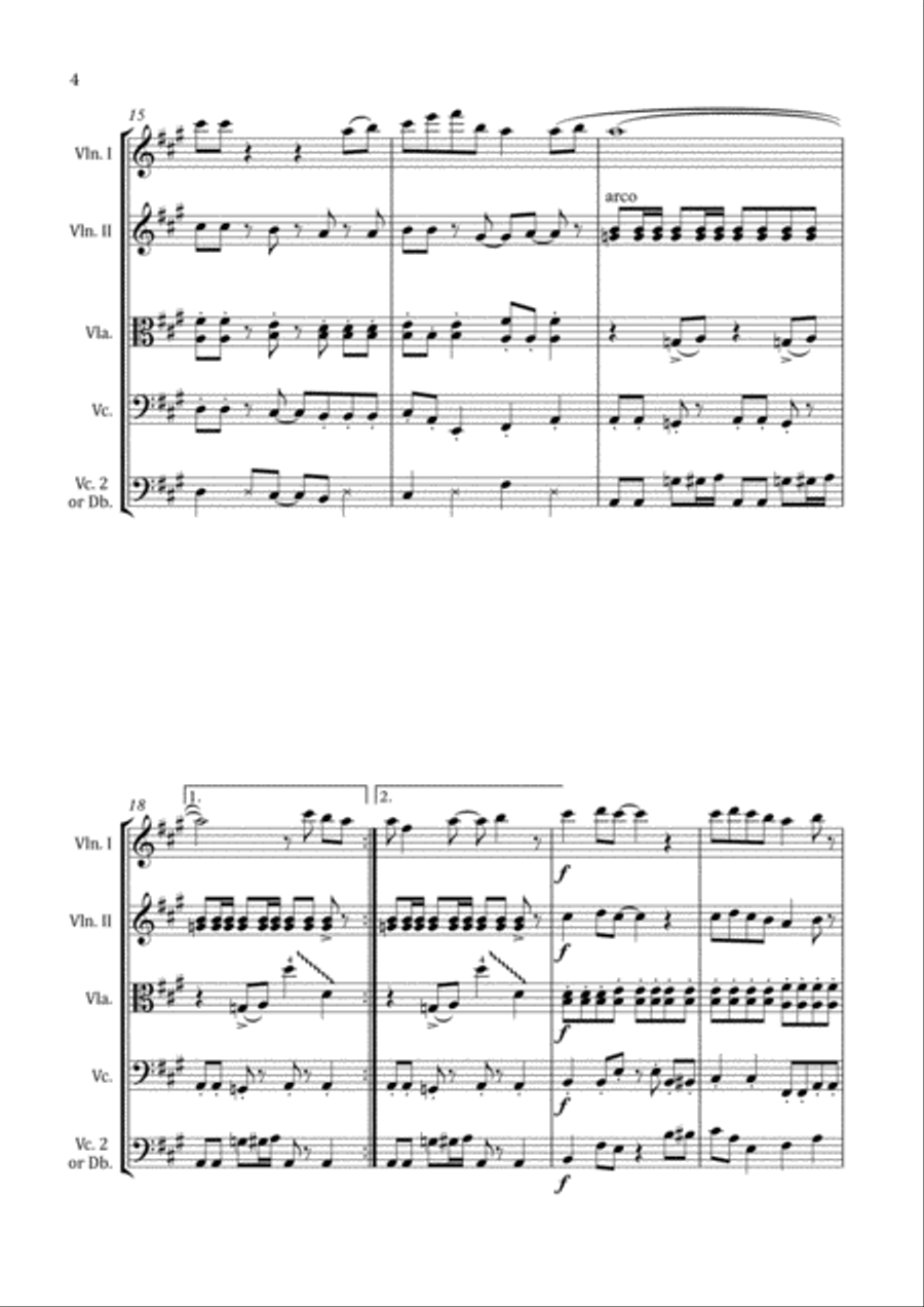 September String Quartet scores gallery preview page 6
