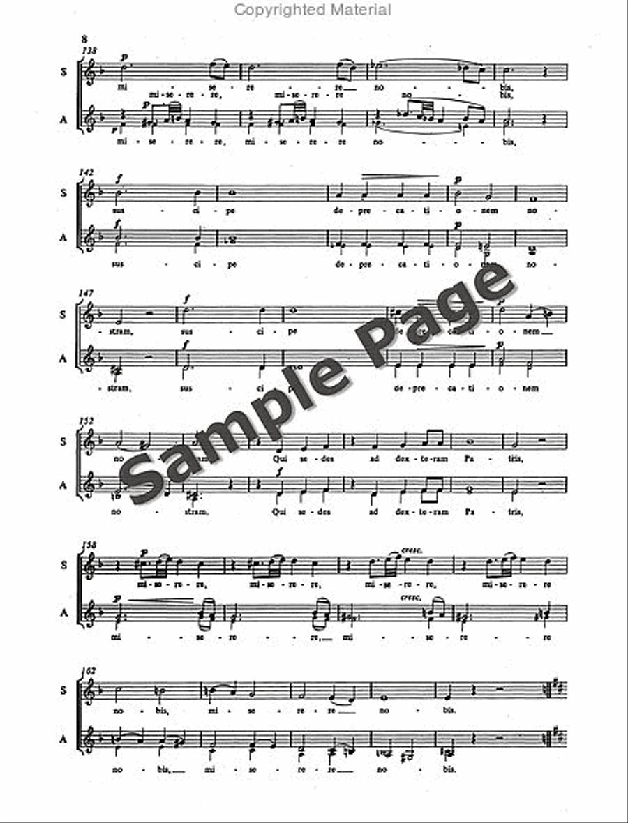 Mass in D Minor Mass in D Minor SSA scores gallery preview page 9