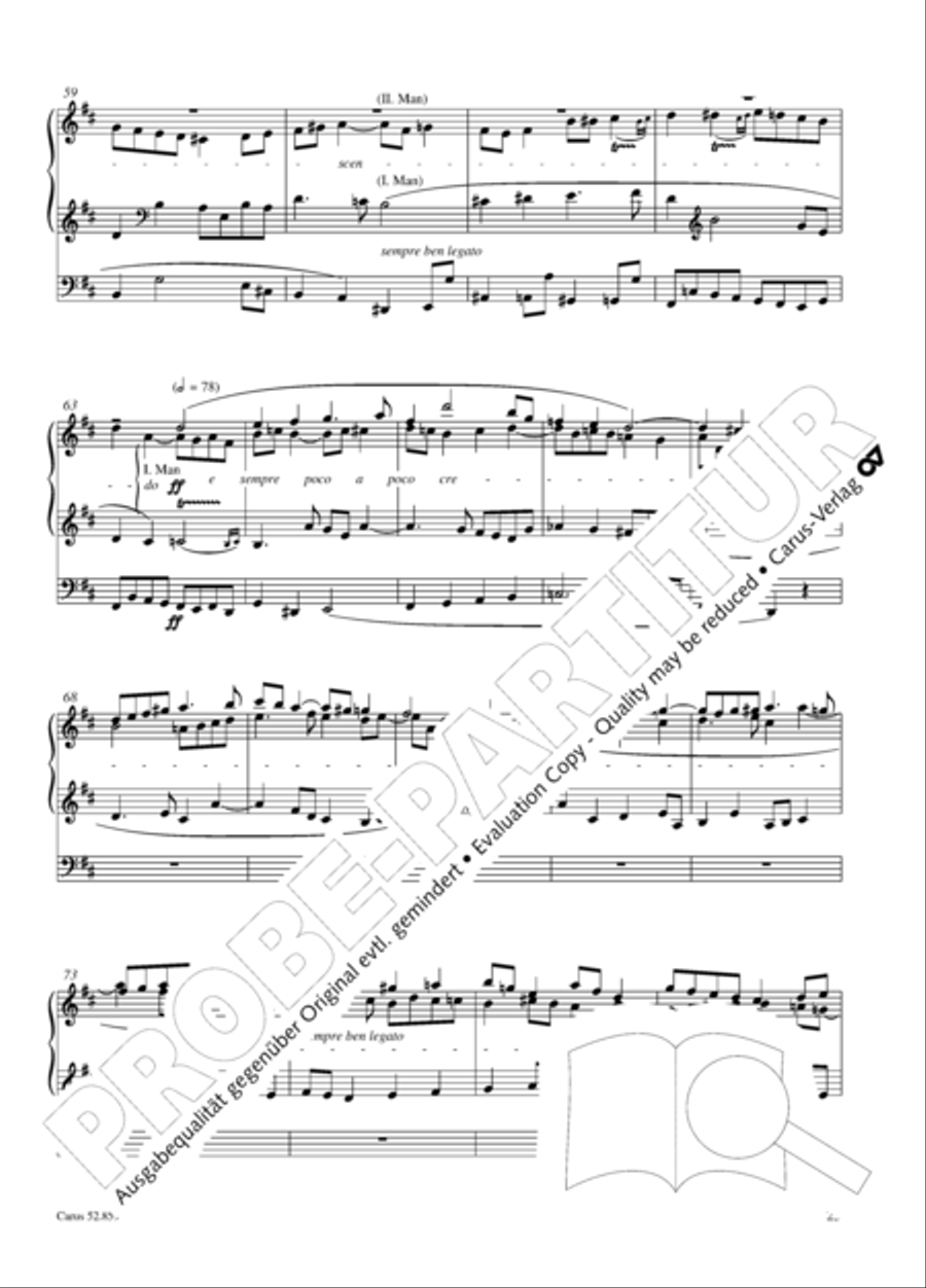 12 Stucke, Op. 59 Heft 1 Organ Solo scores gallery preview page 26