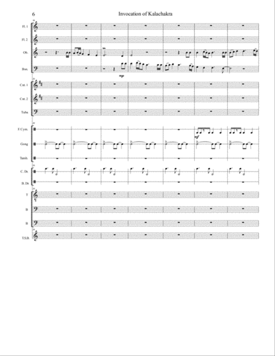 Invocation of Kalachakra Invocation of Kalachakra TTBB scores gallery preview page 6
